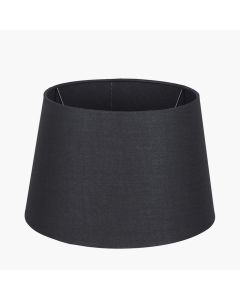 Adelaide 25cm Black Tapered Poly Cotton Shade
