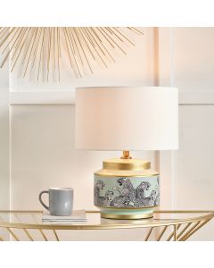 Henry 45cm White Handloom Cylinder Lampshade