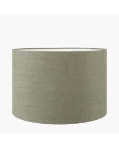 Edward 35cm Pistachio Green Linen Cylinder Lampshade