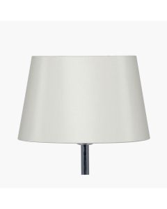 Martha 40cm Cream Oval Silk Mix Tapered Lampshade