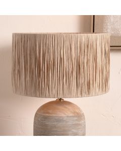 Tilia 35cm Natural Raffia Cylinder Lampshade