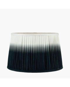 Scallop 35cm Black Ombre Soft Pleated Tapered Shade