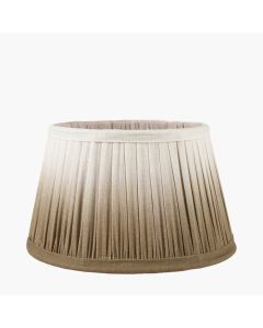 Scallop 20cm Taupe Ombre Soft Pleated Tapered Shade