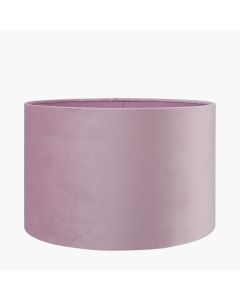 Rene 25cm Blush Velvet Cylinder Shade