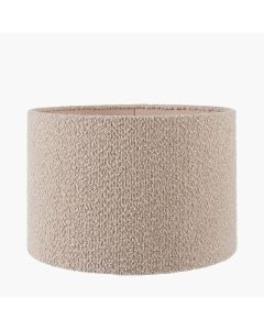Rouen 35cm Taupe Boucle Cylinder Shade