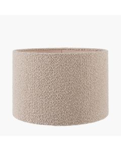 Rouen 40cm Taupe Boucle Cylinder Lampshade