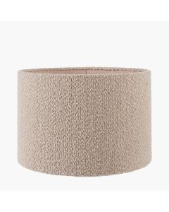 Rouen 45cm Taupe Boucle Cylinder Shade