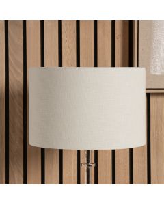 Lino 30cm Cream Self Lined Linen Drum Lampshade