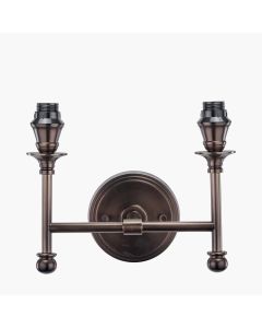 Piero Antique Bronze Metal Double Wall Light