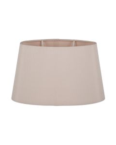 40cm Taupe Oval Ellipse Polysilk Tapered Shade