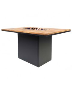 Cosiloft 120 Relaxed Dining Black and Teak