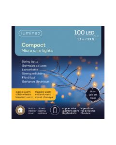 100 Micro LED Compact Lights Classic Warm