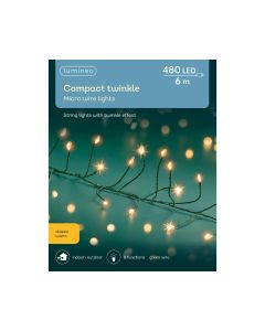 480 Microwire LED Classic Warm Compact Twinkle Lights