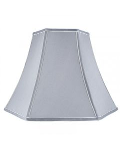 30cm Steel Grey Polysilk Bowed Shade