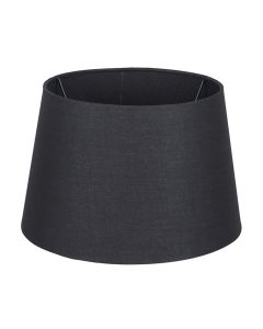 35cm Black Tapered Poly Cotton Shade