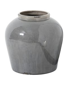 Garda Grey Glazed Juniper Vase
