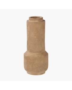 Gaiana Concrete Brown Stoneware Vase