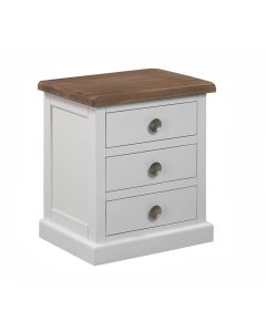 The Hampton Collection Three Drawer Bedside
