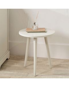 Croft Linen Pine Wood Side Table
