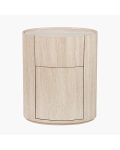 Tivoli Travertine Effect Veneer 1 Drawer, 1 Door Unit