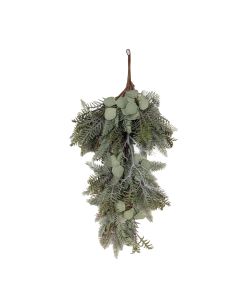 Winter Hanging Sprig With Eucalyptus And Fern