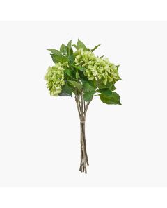 Green Hydrangea Faux Flower Bunch