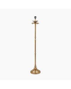 Trafalgar Gold Metal Palm Tree Floor Lamp Base