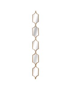 Square Decorative Hanging Collage Mirror In Gold