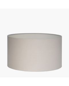 Harry 35cm Taupe Poly Cotton Cylinder Drum Shade