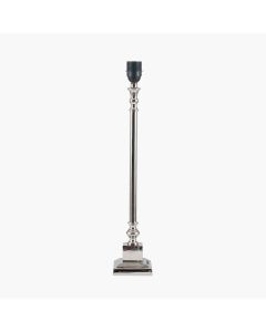 Claudius Nickel Metal Stick Table Lamp