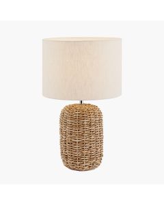 Acer Natural Woven Tall Table Lamp