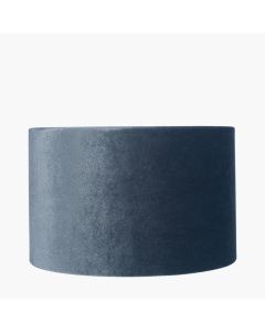 Bow 40cm Slate Velvet Cylinder Shade