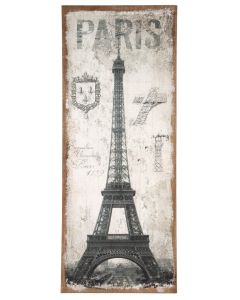 Paris Design Oblong Wall Canvas