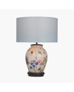 RHS Wildflower Medium Glass Lamp