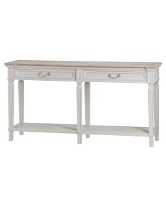 The Liberty Collection Two Drawer Hall Table With Shelf