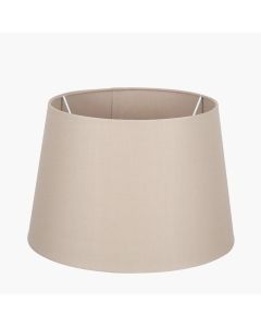 40cm Taupe Tapered Poly Cotton Shade