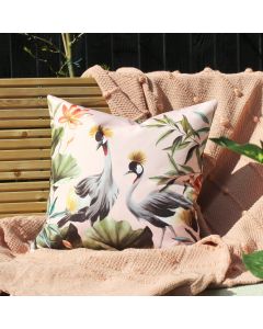 Cranes Outdoor Cushion