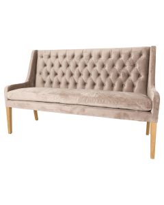 Henley Luxury Large Button Pressed Dining Bench