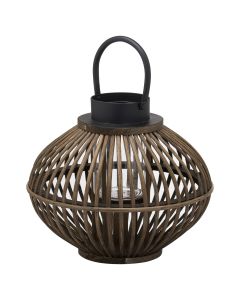 Brown Bamboo Style Lantern