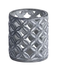 Geometric Stone Candle Sconce