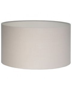 45cm Taupe Poly Cotton Cylinder Drum Shade