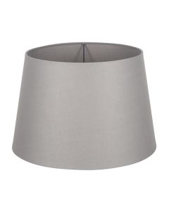 40cm Steel Grey Tapered Poly Cotton Shade