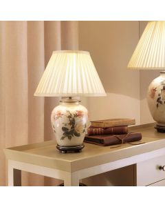 Classic Rose Small Glass Table Lamp Base