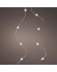 Outdoor String Lights 100 LED Cool White 5mtr