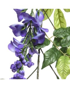 Wisteria Garland - Purple Flowers 156cm