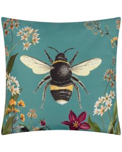 Midnight Garden Bee Outdoor Cushion