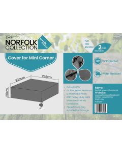 Mini Corner Lounge Set Weather Cover - L235cm x W230cm x H80cm