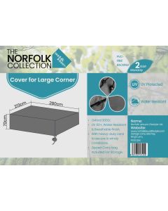  Large Corner Lounge Set Weather Cover - L280cm x W213cm x H70cm