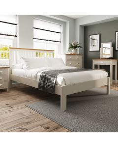 Essentials 4'6 Bed  in Dove Grey
