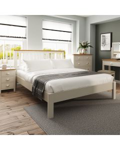 Essentials 5'0 Bed in Dove Grey
